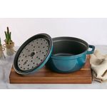 26cm Enamelled Teal Dutch Oven