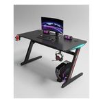 Generic Modern Z Shaped RGB Led Lights Gaming Table 1.2Mtr