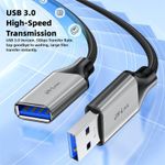 General USB3.0 Extension Cable 5Gbps Anti-Interference Alloy Braided - image 2