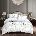Beautiful bedsheet duvet and four pillowcases