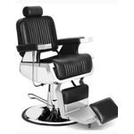 Professional quality salon master adjusting rotating barber chair working station salon 