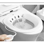 Sitz Bath Bowl For Postpartum, Hemorrhoid Treatment- Pump