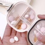 Generic 7-Day Weekly Pill Organizer, Portable Travel Medicine Storage Box with Secure Snap Lock - image 2