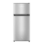 Haier Thermocool 150 Litres Double Door Refrigerator  (HRF-150CEX R6) - Silver