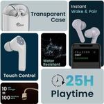 Generic Wireless Bluetooth Noise Cancelling Earbuds HiFi Stereo Headphones - image 3