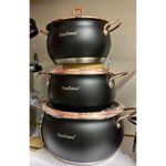 3 PCS Cookware set - Granite coating