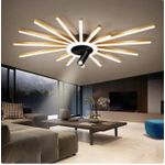 Generic Modern ceiling Chandelier,with 3 color display, for living room, bedroom etc