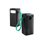LINKCO 50000mAh Ultra-Large Capacity Power Bank with Digital Display & LED Light – Black