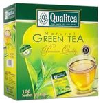 Qualitea NATURAL Green Tea - 100 Teabags