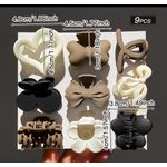 Generic 9 Piece Aesthetic Korean Mini Hair Claw Clip Gift Set - image 2