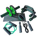 5-piece multifunctional fitness equipment set - green