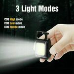 Cob PORTABLE RECHARGEABLE KEYCHAIN LED LIGHT - image 2