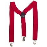 Classic Men's Suspender Belt- Red