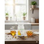 VITAGENERICS Pure Wheat Germ Oil – Natural Vitamin E & Essential Fatty Acids (60 Capsules)