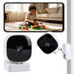 Generic Indoor Wireless Security Cameras for Home, 2-Way Audio Nanny Camera with Motion Detection & Multi Storage Modes - image 3