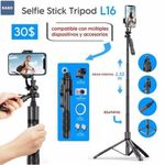 product_image_name-Generic-L16 1530mm Wireless Foldable Selfie Stick Tripod Stand-3