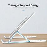 Generic 7 - Level Height Adjustable Folding Laptop & Tablet Stand – Black - image 3