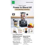 Synix Mega crusher blender + Free gift