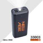 New Age 33000mAh 22.5W POWER BANK & FLASHLIGHT TYPE C INPUT & OUTPUT
