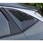 Generic Premium Carbon Fiber Rear Window Vents Covers - image 4