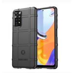 Rugged Shield Back Case For REDMi Note 12 Pro 5g - Black