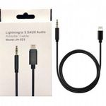 product_image_name-Generic-Lightning To 3.5mm Aux Cable Headphone Jack - Black -1