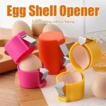 Generic 3pcs Manual Egg Cracker Tool Shell Separator Remover Peeler Breaker Egg Shell Opener - image 2