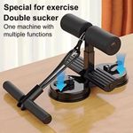 Pull Ups Portable Sit Up Bar with Double Suction Cups & Resistance Rope - image 3
