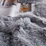 product_image_name-Generic-Fluffy Luxury Bedding Cover Sets With 4 Pillow Cases - Gray-3
