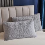 product_image_name-Generic-Fluffy Luxury Bedding Cover Sets With 4 Pillow Cases - Gray-4