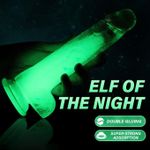 Generic Double Layer Luminous Glow In The Dark Dildo - image 3
