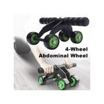 Generic Roll Max 4 Wheels Ab Roller Multifunctional Portable Trainer