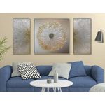 Generic 3 In One Panel Luxury Glasses Wall Stones Frame - image 4