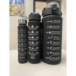 3 in 1 motivational water bottle set