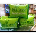 Tea Tree Tea cleaning face wipers (3 piece)