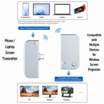 Wireless MS-T Wireless HDMI Audio Video Extender Sender TYPEC Transmitter and Receiver 50M Screen Projector Mirroring Smart VERSION - image 2