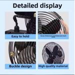 Generic Rechargeable lithium ion table fan (long lasting, lithium battery fan) - image 2