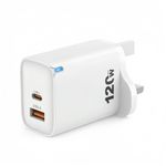 Generic 120W Fast Charger PD USB C + USB A Dual Port Wall Charger For iPhone Samsung Android