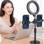 product_image_name-Generic-Desktop Mobile Phone Holder Fill Light With 6-inch Ring Fill Light Suitable For Live Selfie-1