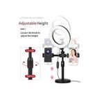 product_image_name-Generic-Desktop Mobile Phone Holder Fill Light With 6-inch Ring Fill Light Suitable For Live Selfie-4