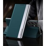 product_image_name-Generic-For Samsung Galaxy S21 Ultra 5G Side Leather Case(Green)-1