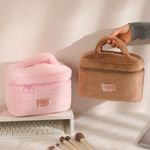 Style & Co Portable Cute Cosmetic/Toiletries Travel Plush bag - image 2