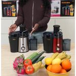 teppo 1.7L Juicer Machine & Large Capacity Juice Extractor, Centrifugal Juicer with Efficient Pulp Separation & Easy Clean (Red) - image 3