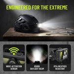 Generic Rechargebale Outdoor Headlamp, Motion Sensor Headlight，COB light，Emergency Flashlight, Strong Battery Lasting 6 Hours - image 6