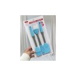 3pcs silicone pastries brush /spatula/barbecue brush different colors 
