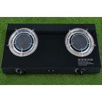 Boscon Boscon. Infrared Tabletop Tempered Glass 2 Burner Gas Cooker-Auto Ignition - image 3