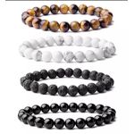 product_image_name-Fashion-Four Sets Lava  Beads Bracelet-1