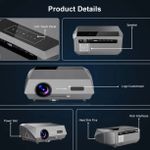 product_image_name-Generic-A10Q 15000 Lumen Full HD 4K 1080P High Brightness LED 300" Laser 4GB/64GB Wireless Smart 3D Bluetooth WiFi Outdoor Cinema Home Theatre Projector-5