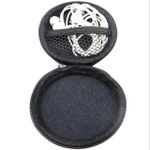 product_image_name-Fashion-Earphones/buds Jewellery Black Storage Case Bag-4