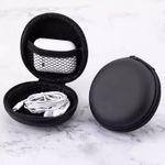 product_image_name-Fashion-Earphones/buds Jewellery Black Storage Case Bag-6